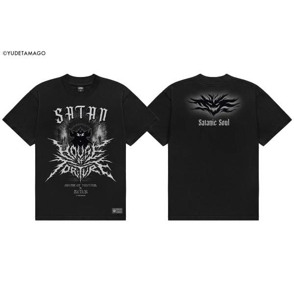 キン肉マンコラボ HOUSE OF TORTURE × サタン Tシャツ 新日本プロレス NJPW ...