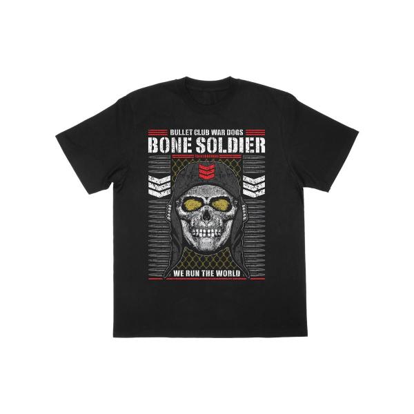 石森太二「BC WAR DOGS BONE SOLDIER」Tシャツ 新日本プロレス NJPW :メ...