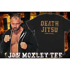 メール便対応: ジョン・モクスリー DEATH JITSU Tシャツ (ブラック×ゴールド) 新日本プロレス NJPW｜bdrop