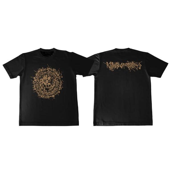 ライオンマーク ドライTシャツ（2026・ブラック×ゴールド）新日本プロレス NJPW :メール便対...