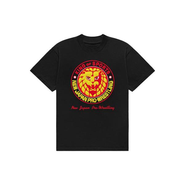 ライオンマーク 発泡プリントTシャツ 新日本プロレス NJPW :メール便対応