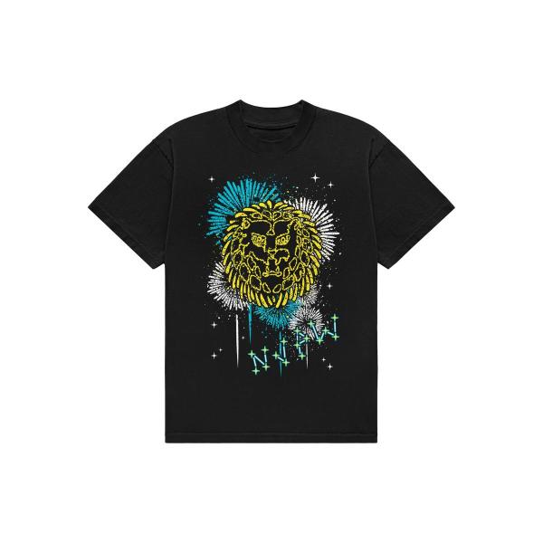ライオンマーク「HANABI」Tシャツ 新日本プロレス NJPW :メール便対応