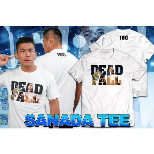 クリアランスセール: メール便対応: SANADA DEAD FALL Tシャツ 新日本プロレス N...