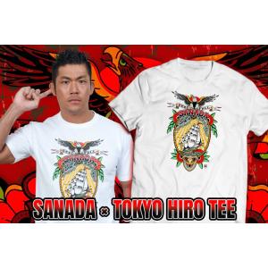 クリアランスセール: メール便対応: SANADA×TOKYO HIRO TEE (2023) Tシャツ 新日本プロレス NJPW｜bdrop