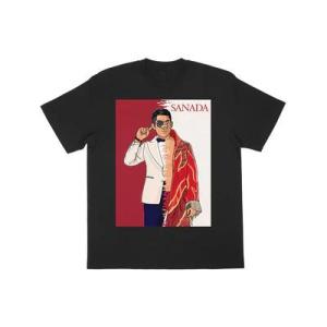 SANADA × Motoki Shiozawa アートTシャツ 新日本プロレスリング :メール便対...