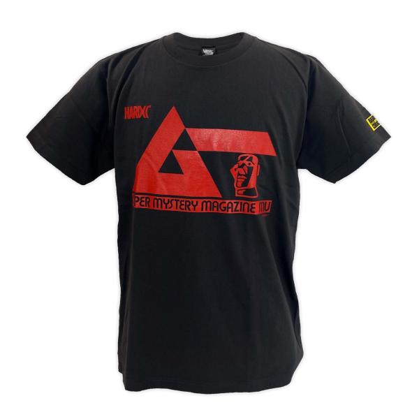 月刊ムー×コアチョコ 10th anniversary (スミ) Tシャツ Hardcore Cho...