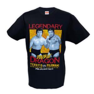 DRAGON 藤波辰爾 x Count2.9 コラボ Tシャツ(ホワイト/グリーン) 新