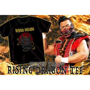 メール便対応: 鷹木信悟 RISING DRAGON Tシャツ 新日本プロレス NJPW｜bdrop