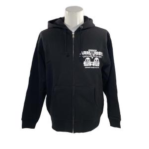 【未使用】小橋建太　パーカー　リボルバー　プロレス　M 小橋建太 ZIPパーカ（剛腕ブラック) Hardcore Chocolate/ハードコア