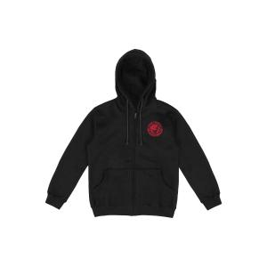 ライオンマーク ジップアップパーカー（2025・ブラック×ホワイト）新