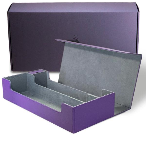 アレシカ 大容量 デッキケース レザー ポケモンカード ワンピースカード 等の トレカ 収納に 革 ...