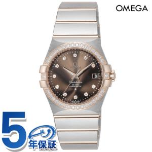 オメガ コンステレーション 35mm 自動巻き 腕時計 メンズ ダイヤモンド OMEGA 123.25.35.20.63.001 アナログ ブラウン レッドゴールド 赤｜be-eight