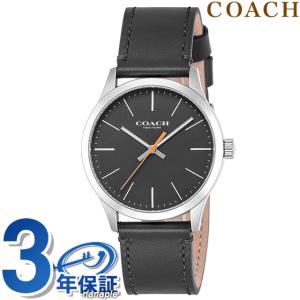 コーチ バクスター クオーツ 腕時計 メンズ 革ベルト COACH 14602414 アナログ ブラック 黒の商品画像