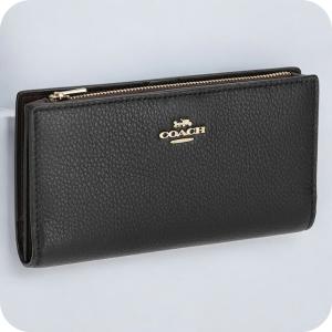 COACH 長財布新品黒エンボス コーチ(COACH) エンボス 長財布 メンズ長財布 | 通販・人気