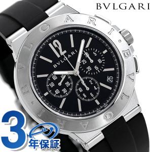 BVLGARI ブルガリ 時計 ディアゴノ 41mm メンズ DG41BSVDCH-SET-BLK 自動巻き 腕時計 新品｜be-eight