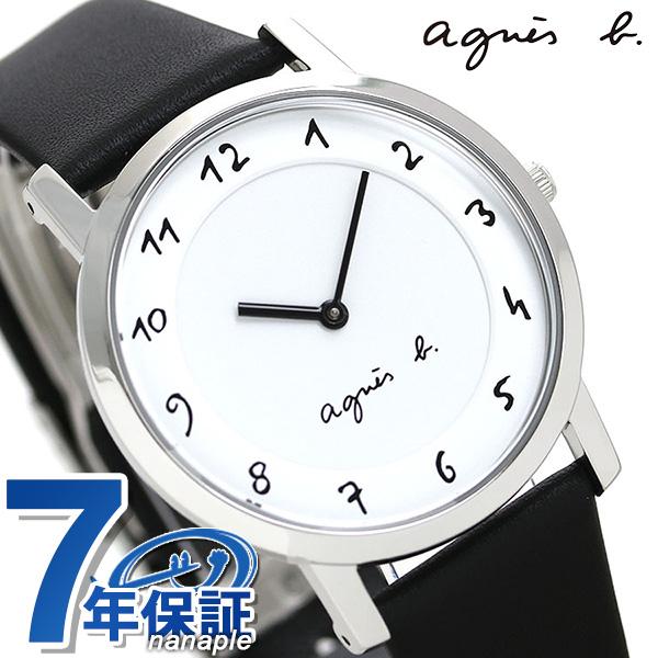 アニエスベー 時計 メンズ マルチェロ FCRK986 agnes b. ホワイト×ブラック 腕時計...