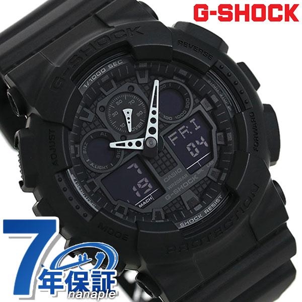 CASIO G-SHOCK G-ショック Newコンビネーションモデル フルブラック GA-100-...