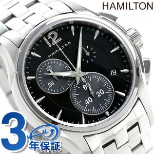 ハミルトン ジャズマスター クロノグラフ クオーツ 42mm クオーツ 腕時計 ブランド メンズ H32612131 ブラック