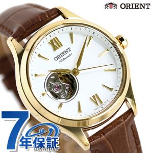 オリエント 腕時計 自動巻き 時計 日本製 レディース RN-AG0728S ORIENT クラシック ホワイト×ブラウン｜be-eight