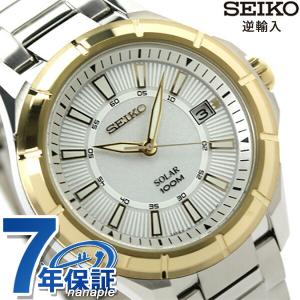 セイコー 海外モデル 逆輸入 ソーラー 日本製 SNE084J1（SNE084J） メンズ 腕時計｜be-eight