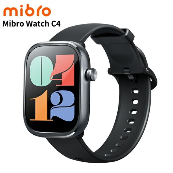ミブロ C4 ダークグレー 充電式スマートウォッチ ブランド Bluetooth mibro SP3...