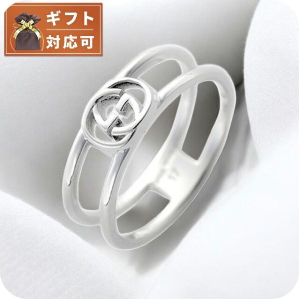 グッチ GUCCI インターロッキングG レディース リング 指輪 9号 298036 J8400 ...