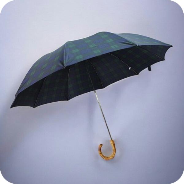 フォックスアンブレラズ FOX UMBRELLAS 折畳傘 メンズ TEL4-BKTA グリーン ネ...