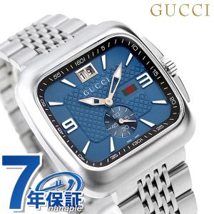 グッチ Gクーペ クオーツ 腕時計 メンズ GUCCI YA131318 アナログ ブルー スイス製｜be-eight