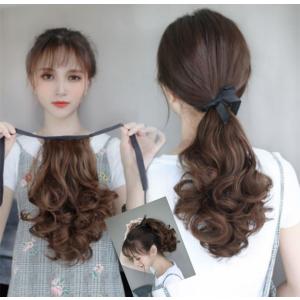 エクステ ウイッグ まとめ髪 ポニーテール ロング ミディアム ウエーブ カール アップスタイル 簡単 イメチェン アレンジ自在 普段使い Wig005 Natural Basis 通販 Yahoo ショッピング