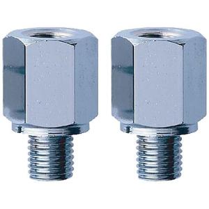 タナックス バイクミラー ナポレオン BM-10 ミラー用高さ調整スペーサー メッキ 20mmアップ 2個入り