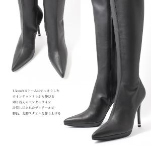 COMEX ニーハイブーツ 26.5cm レザ...の詳細画像4