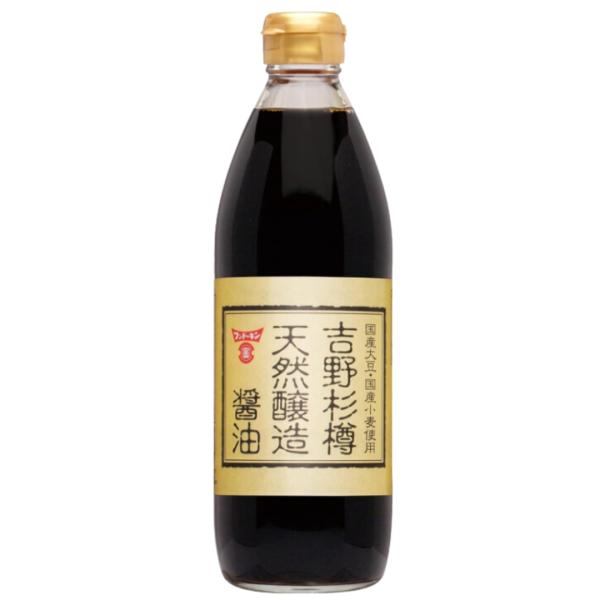 天然醸造醤油 吉野杉樽 フンドーキン 500ml 国産大豆
