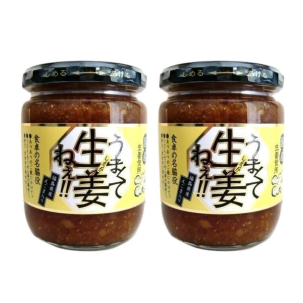 うまくて生姜ねぇ 吾妻食品 240g 2個 セット
