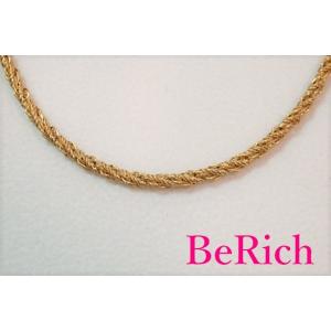 クリスチャン ディオール Christian Dior ロープ チェーン ネックレス ペンダント ゴ...