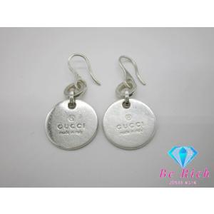 GUCCI（グッチ） ピアス ロゴ スイングチェーン シルバー925