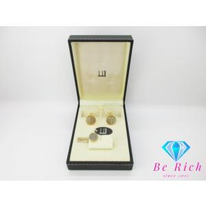 ダンヒル dunhill ネクタイピン カフス セット シルバー ゴールド メッキ ロゴ タイピン ...