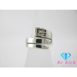 GUCCI リング 8号 GUCCI 8号 グッチ リング・指輪 Gロゴ スネーク スパイラル シルバー