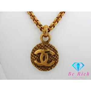 シャネル CHANEL ココマーク ロング ネックレス ゴールド メッキ C ロゴ ジュエリー アクセサリー 小物 【中古】【送料無料】 ba3112