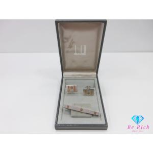ダンヒル dunhill ネクタイピン カフス セット シルバー ゴールド メッキ ロゴ タイピン ...