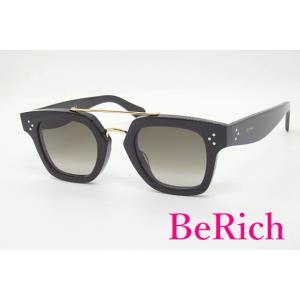 美品 セリーヌ CELINE サングラス CL40024 U ブラック ゴールド スモーク グラデ ...