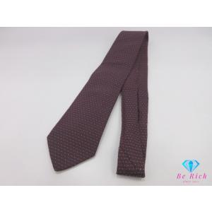 エルメス HERMES ネクタイ ネイビー 紺 マルチ カラー シルク 絹 ロゴ 総柄 ビジネス ス...