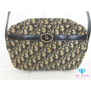 クリスチャン ディオール Christian Dior ショルダーバッグ ポシェット トロッター 黒...