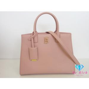 バーバリー BURBERRY ミニ フランシス 2way バッグ 8072513 ピンク ロゴ ハン...