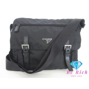 プラダ PRADA ショルダーバッグ BT6671 ブラック 黒 ナイロン ポコノ 三角 プレート ...