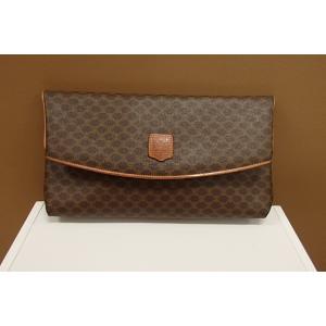 セリーヌ マカダム柄 クラッチバッグ ポーチ CELINE セカンドバッグ 【中古】 bk1294