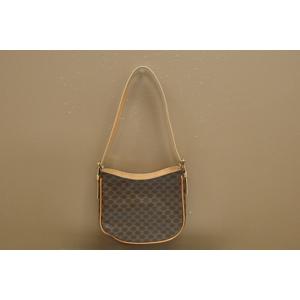 セリーヌ CELINE ショルダーバッグ PVC/レザー マカダム ブラウン ポーチ 【中古】 bk...