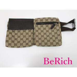 GUCCI（グッチ） シェリー GGキャンバス ボディバッグ ウエストバッグ