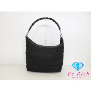 GUCCI / グッチ ■セミショルダーバッグ レザー ブラック ポーチ付き 001-1942-1705 【バッグ/バック/BAG/鞄/カバン】 ブランド【中古】 [0990014590] GUCCI / グッチ セミショルダーバッグ レザー ブラック ポーチ付き 001