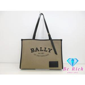 美品 バリー BALLY CALIE ミディアム トート バッグ ショルダーバッグ サンド ベージュ...