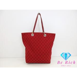 グッチ GUCCI トートバッグ ショルダーバッグ 002.1098.1705 GG キャンバス 赤...